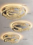 Luxury Crystal Ceiling Lamp Suitable for Living Room Bar Bedroom Ceiling Lamp(WH