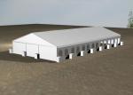 PVC Tarpaulin Garden Party Tent , Outside Tent Weddings 5 M Bay Distance