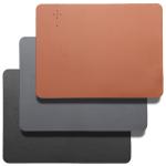 Personalized Qi 10W Mouse Pad Wireless Charger PU Leather Mat