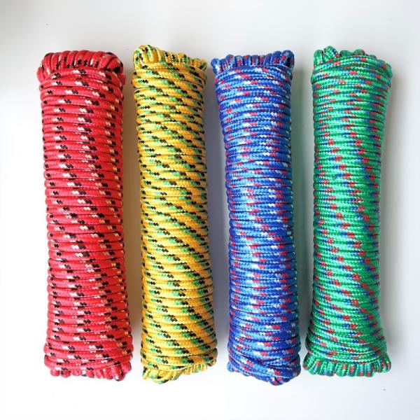 Safty High Strength 10mm Blue Outdoor Rock Braided Polyester Paracord Climbing