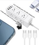 Boente multifunctional power plug table clamp mount outlet / movable desk socket