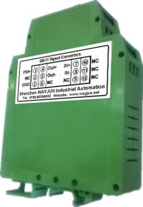 Wholesale 3000VDC isolation Converter NPN to PNP transmitter, sine wave shaping green DIN35 signal converter from china suppliers