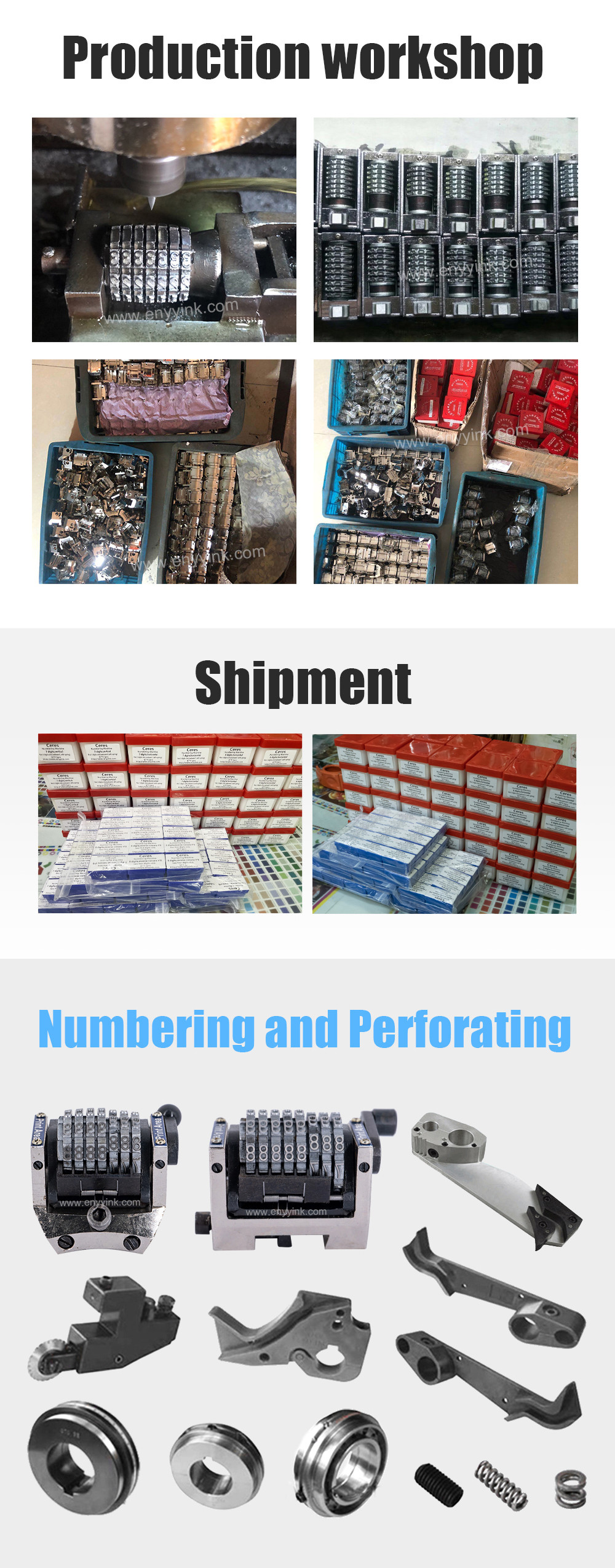 Hamada Numbering Machine 7 digits Horizontal back 3 digits sink