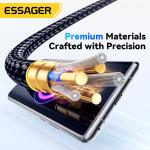USB 2.0 Type C Charging Cable USB A To USB C 120W ES-X47 Series