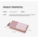 Anti-Theft RFID Ladies Wristlet Wallet with Large Capacity and Multi Card Holder
