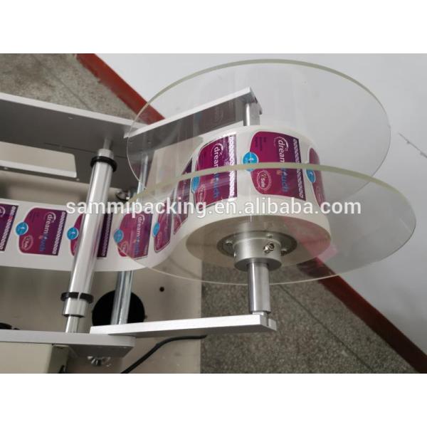 Wholesale Water Plastic Bottle Label Sticker Tabletop Double Side Round Bottle Labelling Machine With Counter