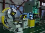 CNC Steel Decoiler And Straightener Punching Metal NC 1.5T Coil Feed Line