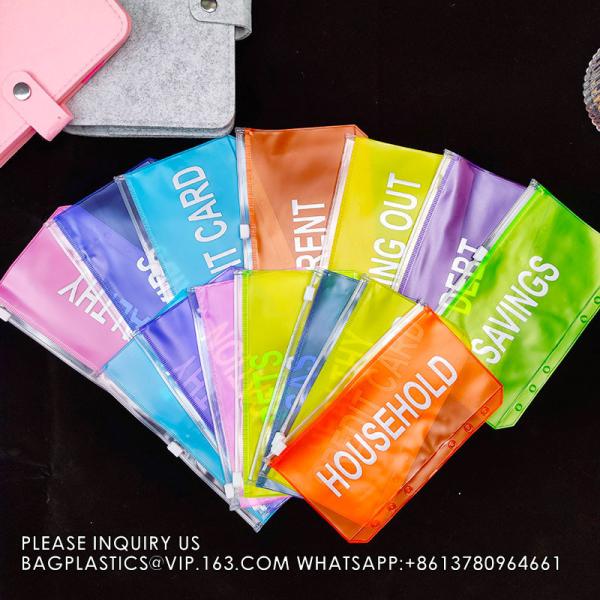 Budget Organizer Cash With Zipper Envelopes, purse Money Saving Challenge Binder, A5 Money Saving Budget Binder