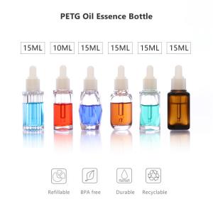 Wholesale 15ml Essential Oil PETG Plastic Bottles Dust Free Color Customized For Shampoo from china suppliers