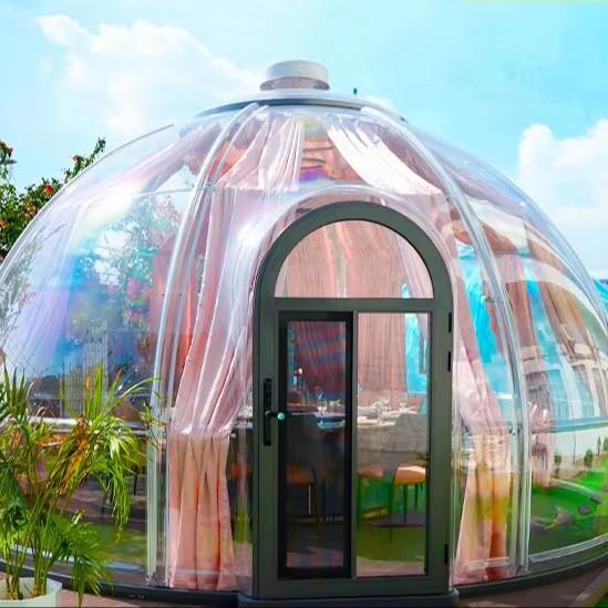 New Hot Selling Restaurant Home Transparent PC Prefab Glamping Bubble Dome
