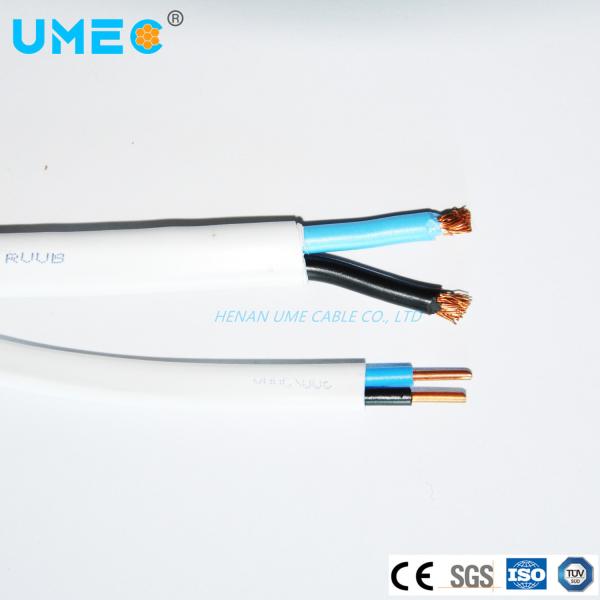 Sample Free Twin Earth Flat TPS Cable 2.5mm2 PVC Insulation Earth Wire 6242y