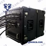 IED Bomb 22 bands high power GSM 5G UHF VHF RF Signal Jammer Mounted on Car