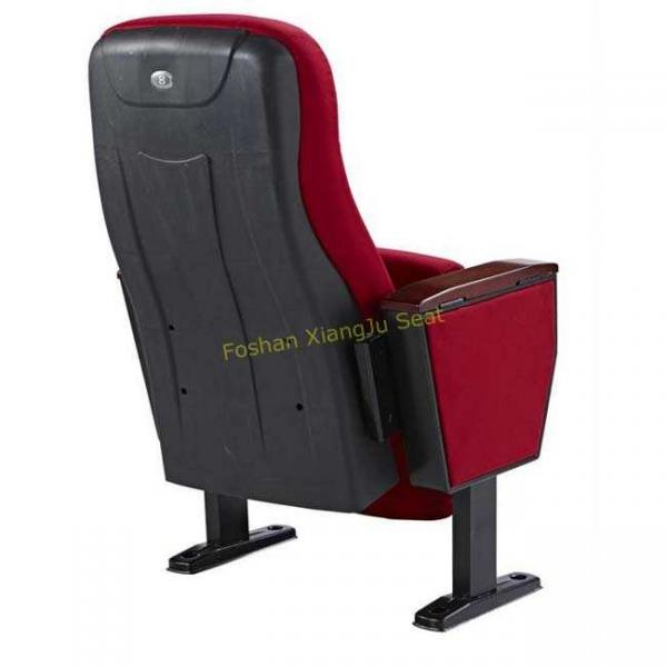 High Back PU Foam Metal Stadium Chairs With Plywood Back / Auditorium Theater Seating