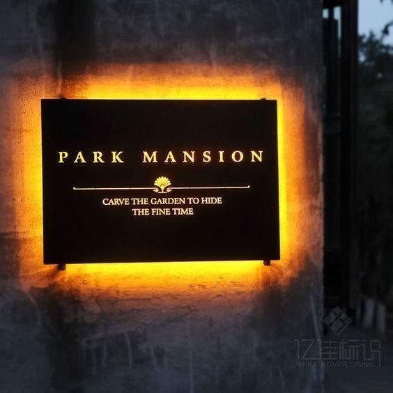 3D LED Stainless Steel Door Plates for Villa Address Numbers Working Lifetime