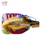 ALL-Season Best Custom Shape Tempered Cutting Board With Handle Wine Glass