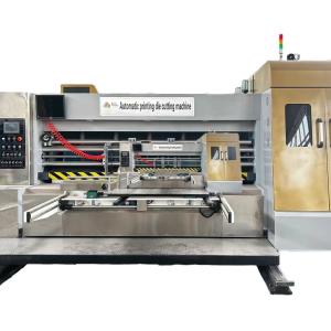 Wholesale Carton Paper Forming Flexo Printing Die-cut Machine for Automatic Fruit Box Production from china suppliers