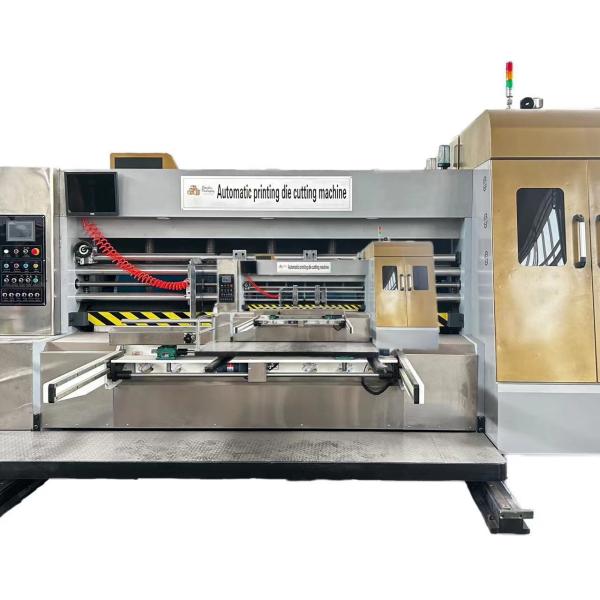 380 Voltage Automatic Flexo Printing Slotting Die Cutting Machine For Corrugated