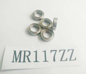 Wholesale ODM 7x11x3mm High Precision Micro Ball Bearing MR117 MR117zz from china suppliers