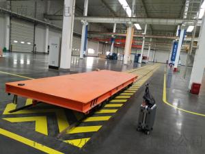 Wholesale Mighty load capacity cart For machine Moving 360 Degrees Turning 30t Electric Trackless flat cart from china suppliers