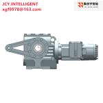 148.15 3HP Drive Helical Bevel Gear Motor Reducer DRN71MS4 0.75KW With Brake