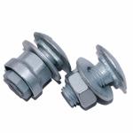 Roadway Safety Hot Dip Galvanized Guardrail Accessories Bolt And Nut Customized