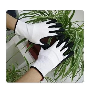 Wholesale Anti Abrasion Nitrile Foam Oilproof Hand Safety Gloves For Gardening And Wood Working from china suppliers