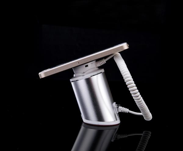 COMER cellphone security gripper alarm counter stand for retailer shop with