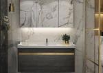 28in 600mm Contemporary 30 Inch Bathroom Vanities Wall Mounted Lacquer Surface