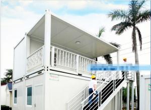 Galvanized Steel Mobile Container Homes Aluminum Alloy Window Wind Resistance