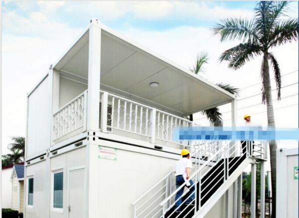 Quality Galvanized Steel Mobile Container Homes Aluminum Alloy Window Wind Resistance for sale