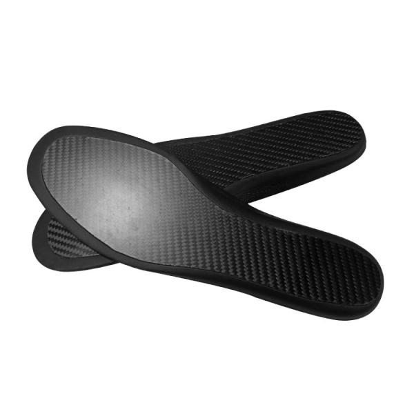 Carbon Fiber Insoles for Youth Sports Shoes Customized Size Shock Absorption