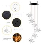 2V 100mA Color Changing Solar Wind Chime Lights