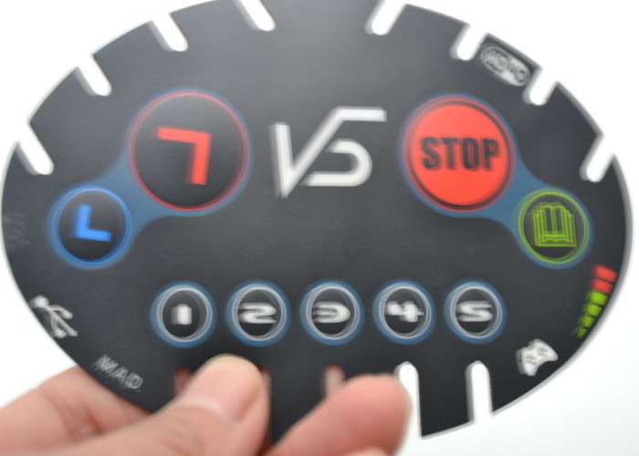Round Shaped Metal Dome Membrane Switch , Membrane Keypad Switch Waterproof