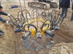 Round Concrete Pile Breaking Machine Hydraulic Pile Breaker For Excavator