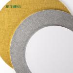 Anti Dirty Sustainable Golden Disposable Cake Board Paper Plates