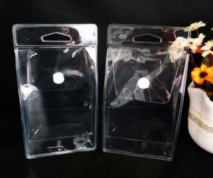 Wholesale Custom PVC Packing Bag , Clear PVC Pouch Bag With Pouch Button from china suppliers
