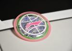 0.8mm TPU Printing Ink Embossed Patches Bling Sequins For Clothing Labels