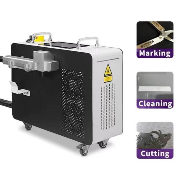 100w 200w 300w Pulse Laser Cleaning Machine for Oil Stain Rust Coating Materials