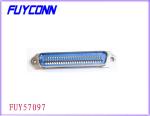 57 CN Series Male 50 Pin Centronic Solder Connector Riveted Hex Head Nuts
