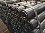 Black Steel Pipe Belt Conveyor Roller Material Handling Equipment Parts