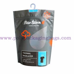 Wholesale 200 Micron Plastic Zipper Packing Bags With Bottom Gusset from china suppliers