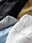 Custom 3D Embossed Logo Mercerized Cotton T-Shirt for Men in Colorful or
