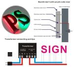 PVC Back lit Logo Acrylic Stainless Steel Lettering Custom Led Outdoor And