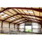 Hot Galvanizing Steel Pig House And Livestock / Cow / Sheep Sheds Steel Poultry