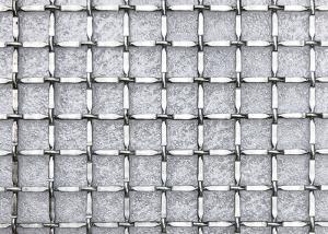 Wholesale Decorative Square Crimped Woven Wire Mesh XY 2127 For Cabinet Grilles from china suppliers