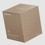 Custom Cosmetic Gift Packaging Box Embossing Friendly White Paper Cardboard Full