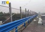 High Strength W Beam Crash Barrier Salt Spray Resistance Long Service Life