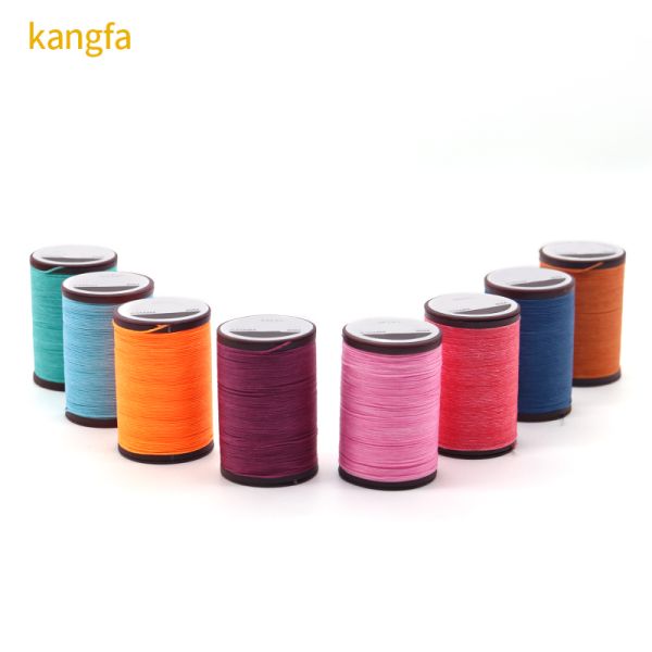 80 Colors 0.8mm Leather Sewing Wax Thread Plastic Cone Material for Handmade Crafting