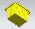 Square Box 350 Liters Rotational Moulding Products