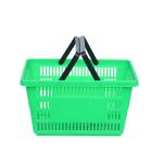 Plastic PP Stackable Shopping Basket For Supermarket 35L